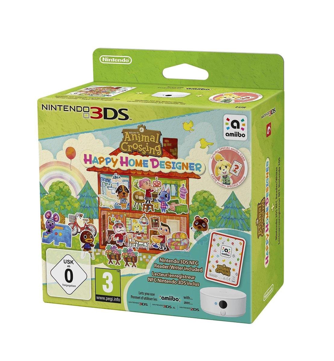 Animal Crossing Happy Home Designer + NFC Reader/Writer Pack - 2DS + 3DS