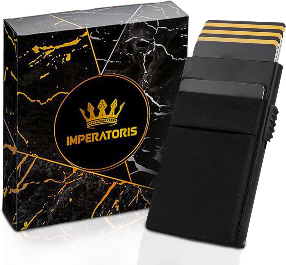 Imperatoris | Luxe Slim Kaarthouder/Pasjeshouder/Portemonnee - Aluminium