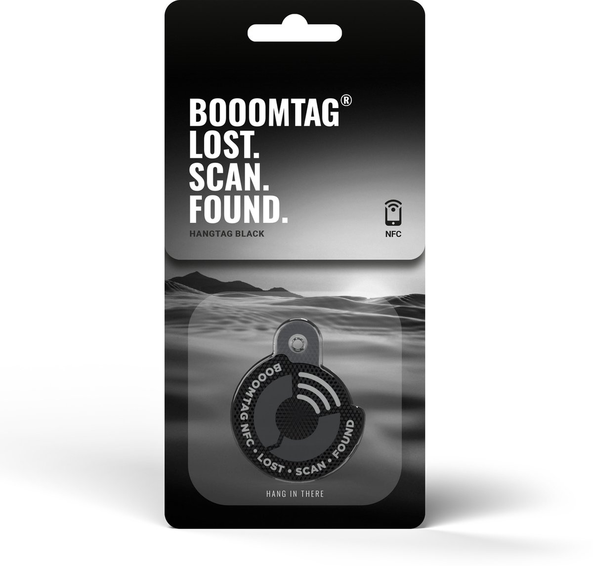 Booomtag® NFC Hangtag - Lost and Found - Sleutelhanger, Kofferlabel,