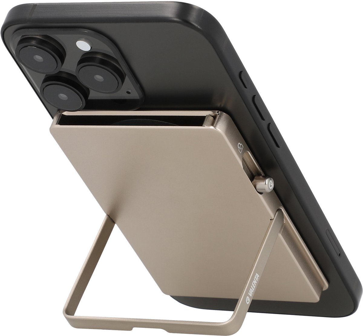 Valenta - Ultradunne Pasjeshouder MagSafe met Stand functie - Uitschuifbaar