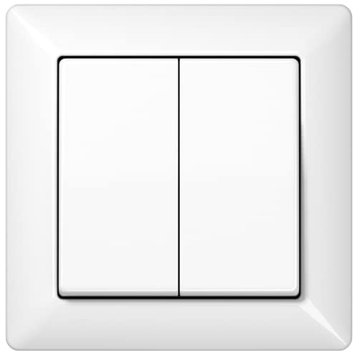 Draadloze Wandzender Set met 4 Kanalen en NFC-module - Batterijvrij installatie