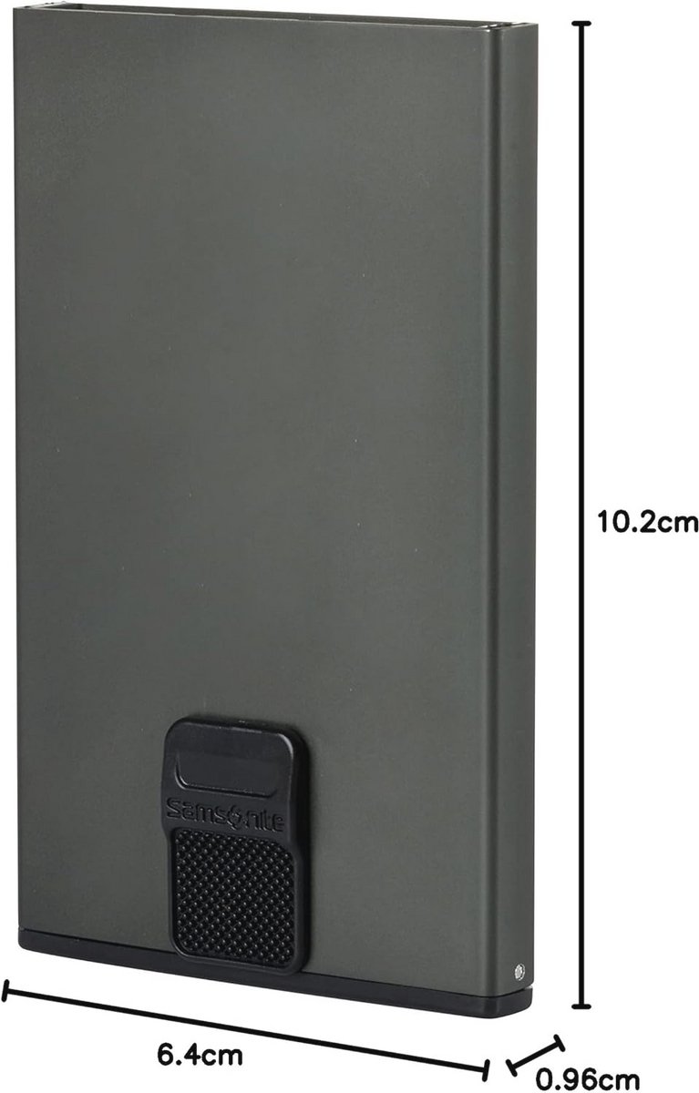 Aluminium Creditcardhouder met RFID en NFC Bescherming - Slimme Portemonnee