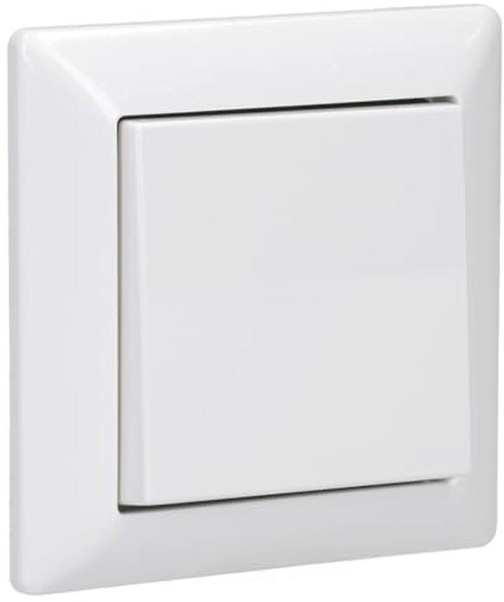 Draadloze wandzender set 2 kanalen met NFC-module en 1-voudig frame in alpine