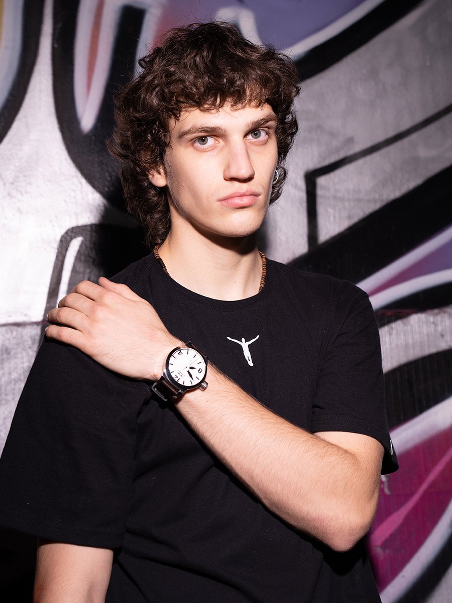 1'618 crocoprint lederen siliconen horlogeband met geïntegreerde NFC-chip voor