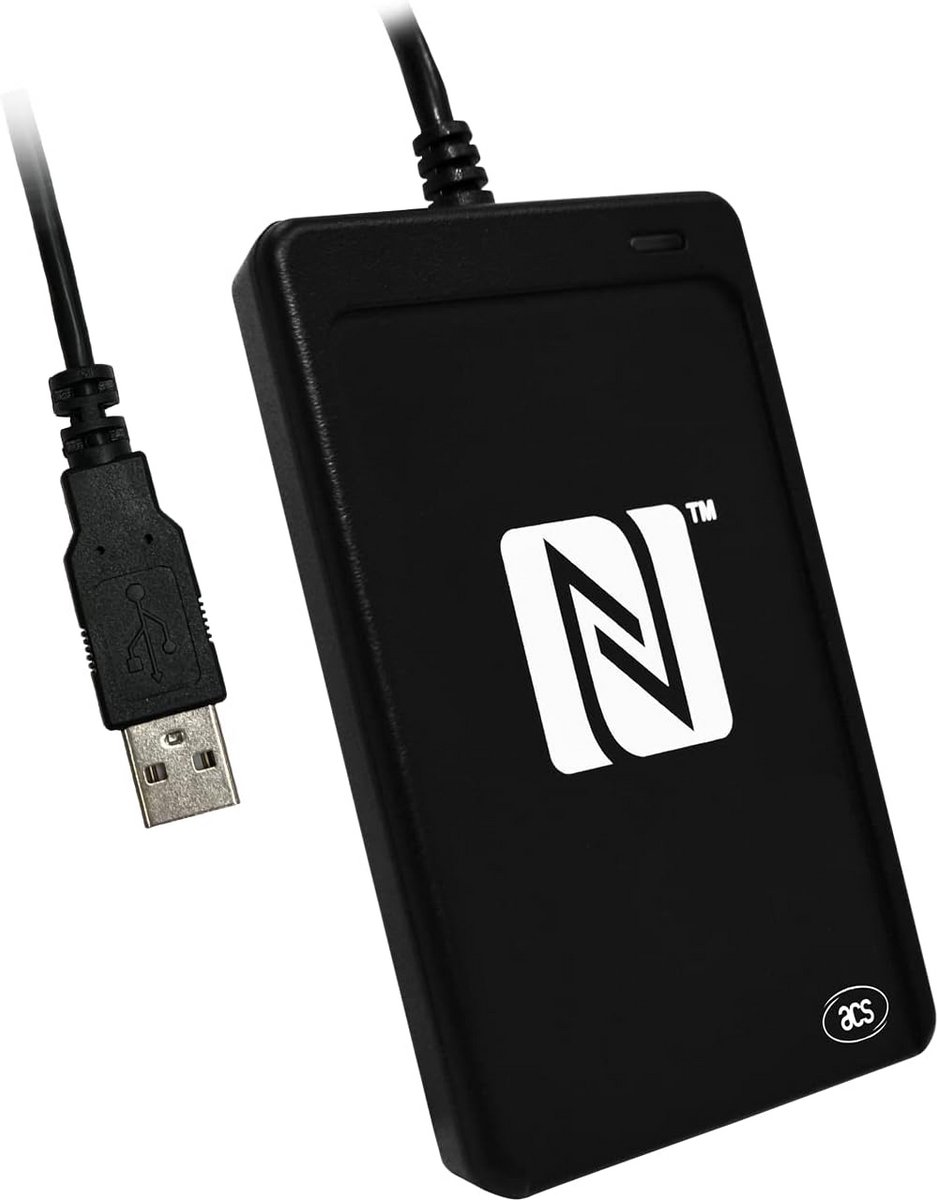 Smartcardlezer USB voor contactloze kaarten en NFC