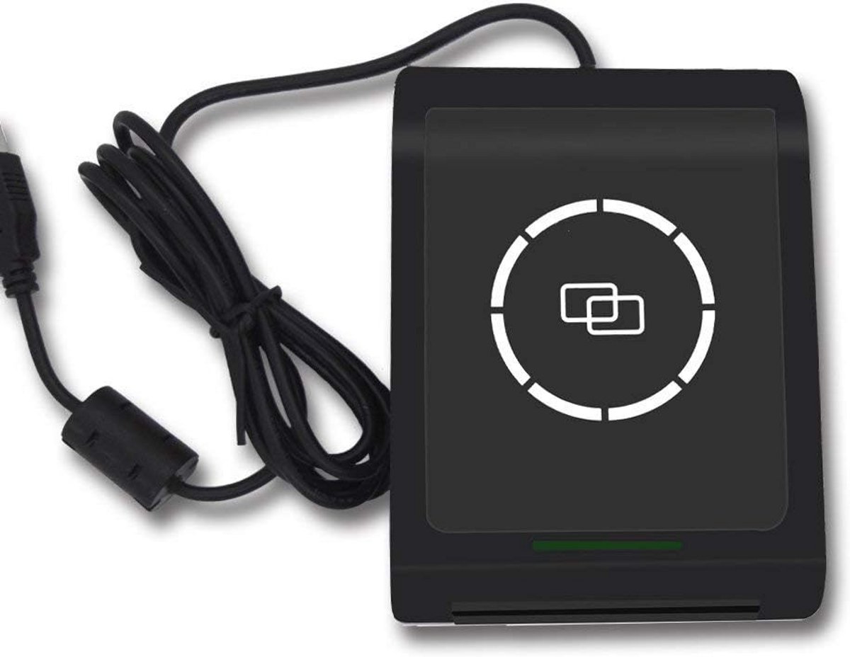 USB RFID/NFC Kaartlezer en Schrijver met Ondersteuning voor ISO 14443 A en ISO