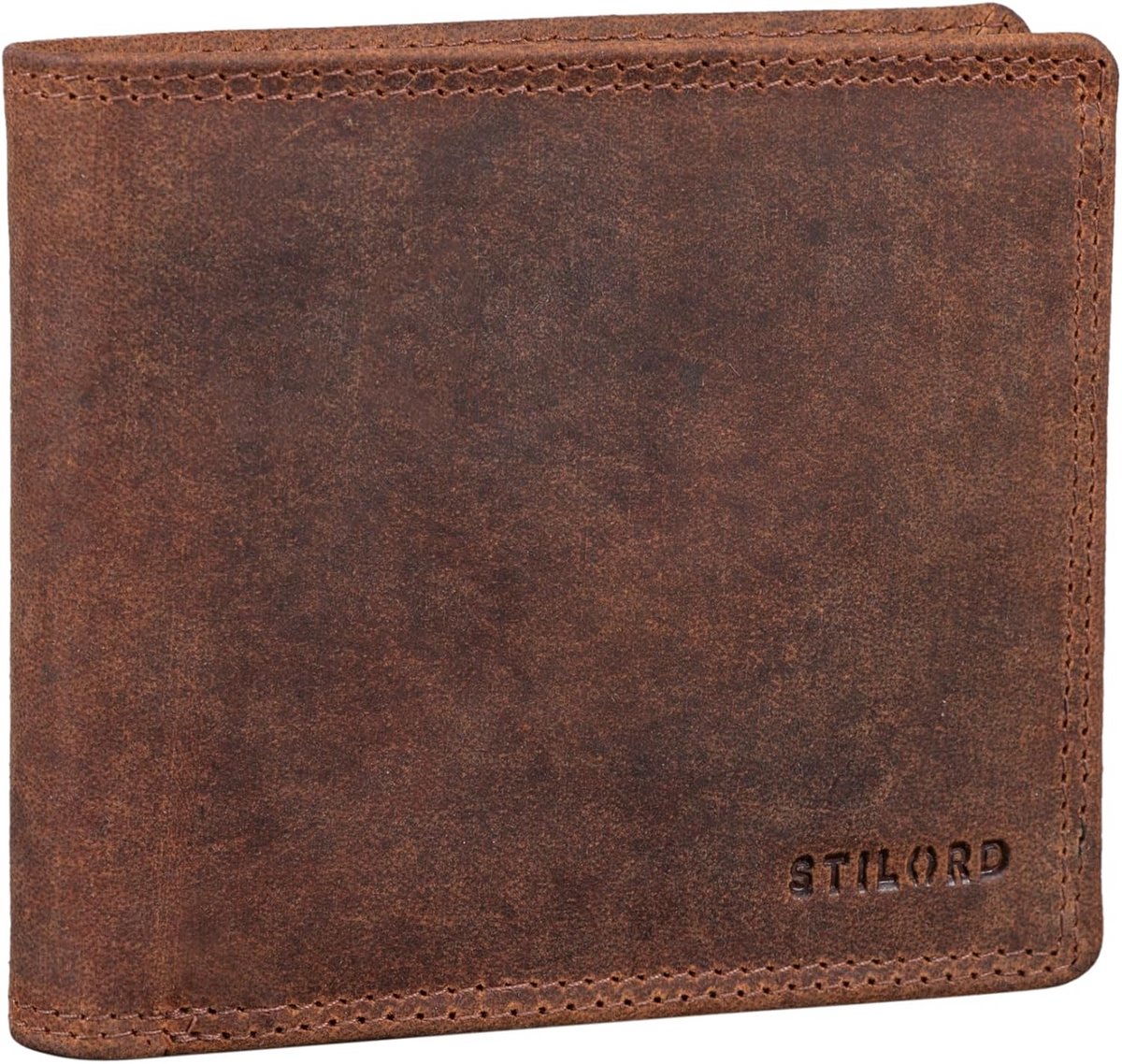 Heren Portemonnee Leer Slim met RFID & NFC Bescherming - Mini Kaarthouder Bruin