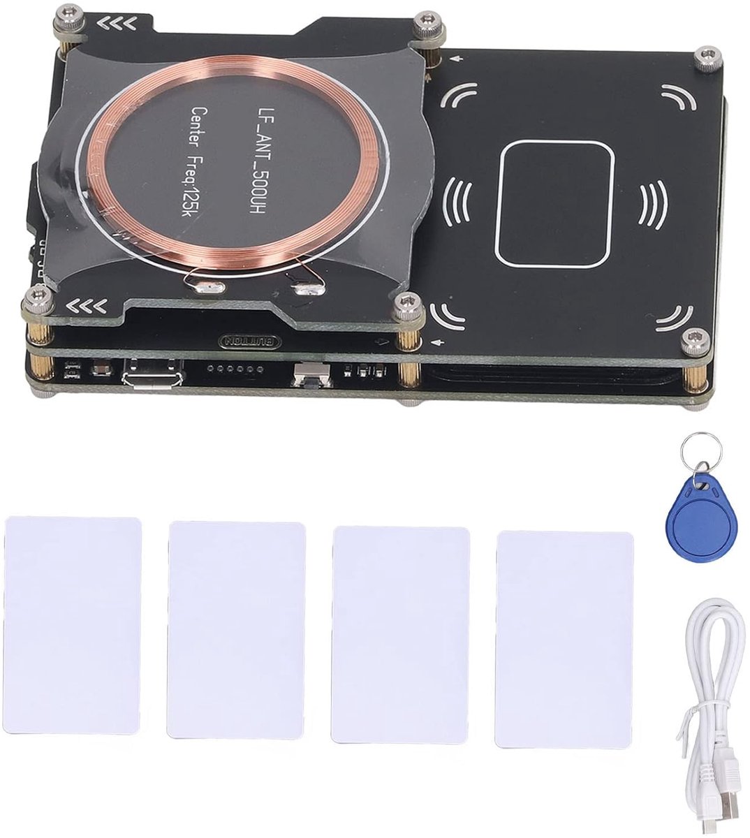 RFID NFC Kaartlezer Writer Duplicator met 512kb Geheugen voor ID Kaarten Klonen