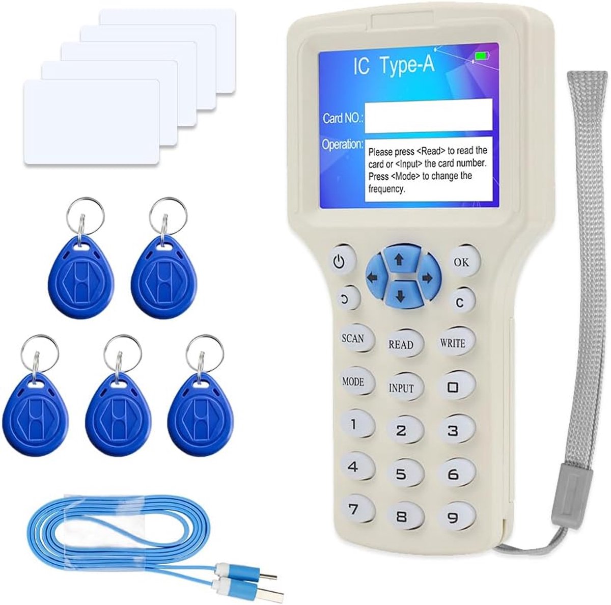 Kaartlezer Schrijver - RFID NFC Duplicator - Toegangscontrole Kopiëren