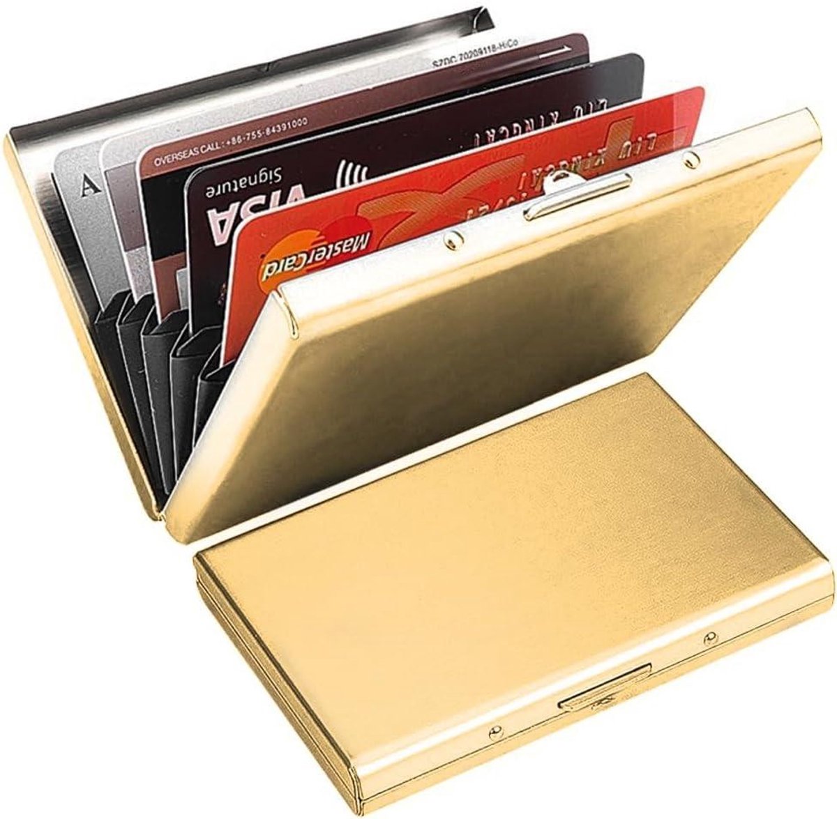 Metalen RFID-kaarthouder, creditcardhouder voor dames en heren, kaarthouder met