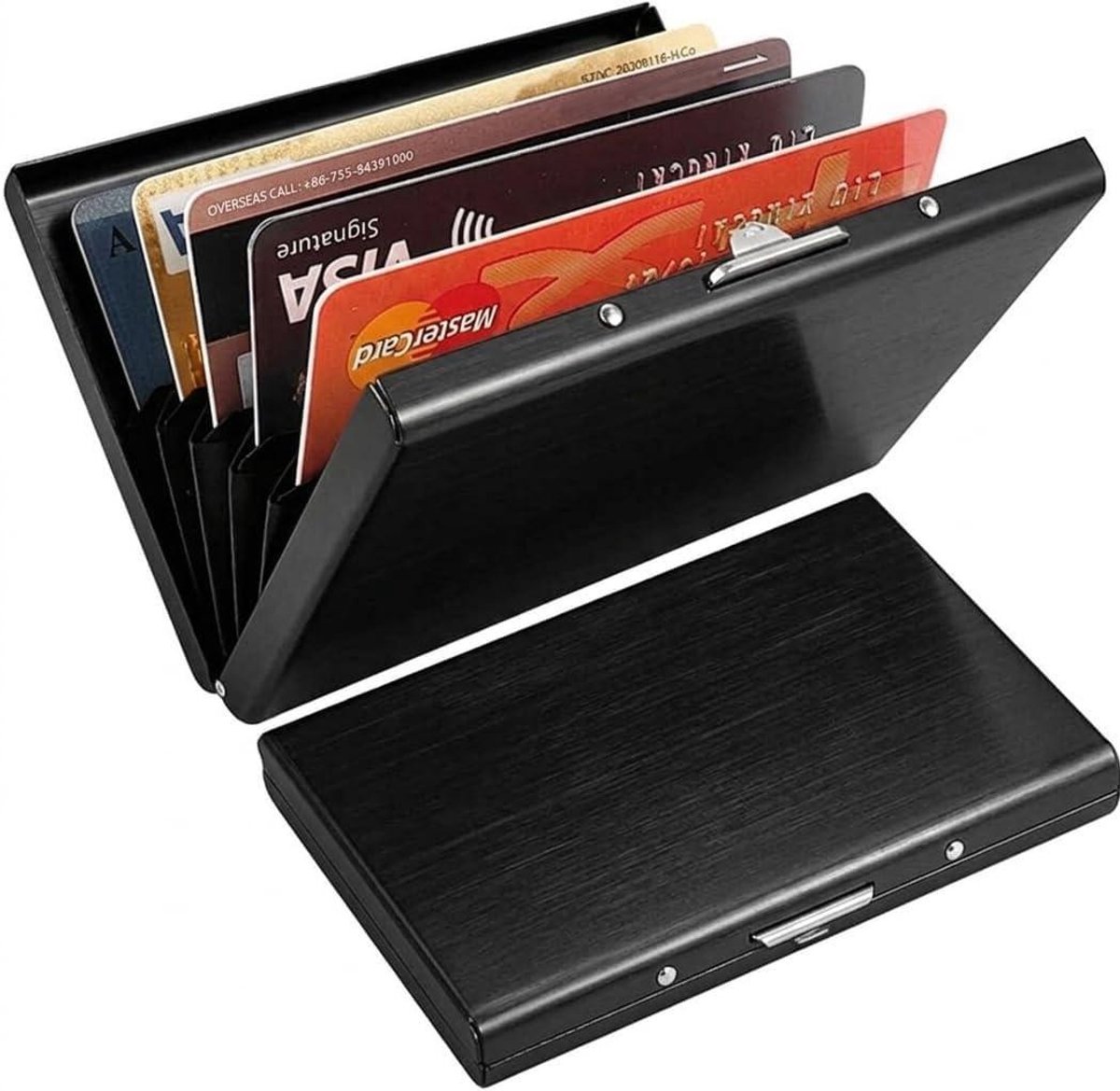 Metalen RFID-kaarthouder, creditcardhouder voor dames en heren, kaarthouder met