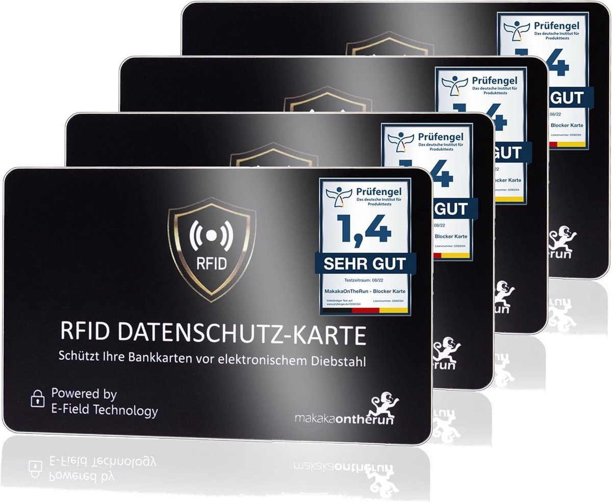 Portemonnee Kaart Beschermer - RFID NFC Blocker - Contactloos Betalen Beveiligen